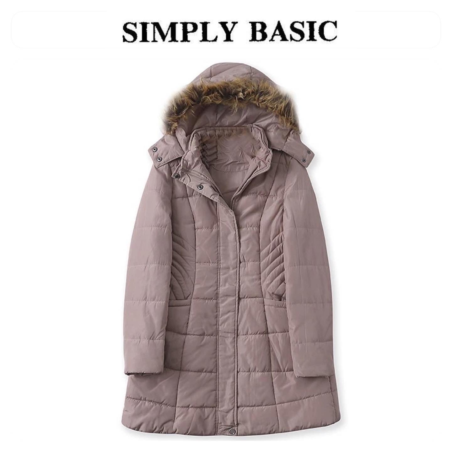 U.S. Polo ASSN. เสื้อกันหนาว เสื้อฮู้ดเฟอร์ บุนวมอุ่น สีนู้ดกะปิ แบรนด์ U.S. POLO ASSN. (padded puffer coat สำเนา กะปิ