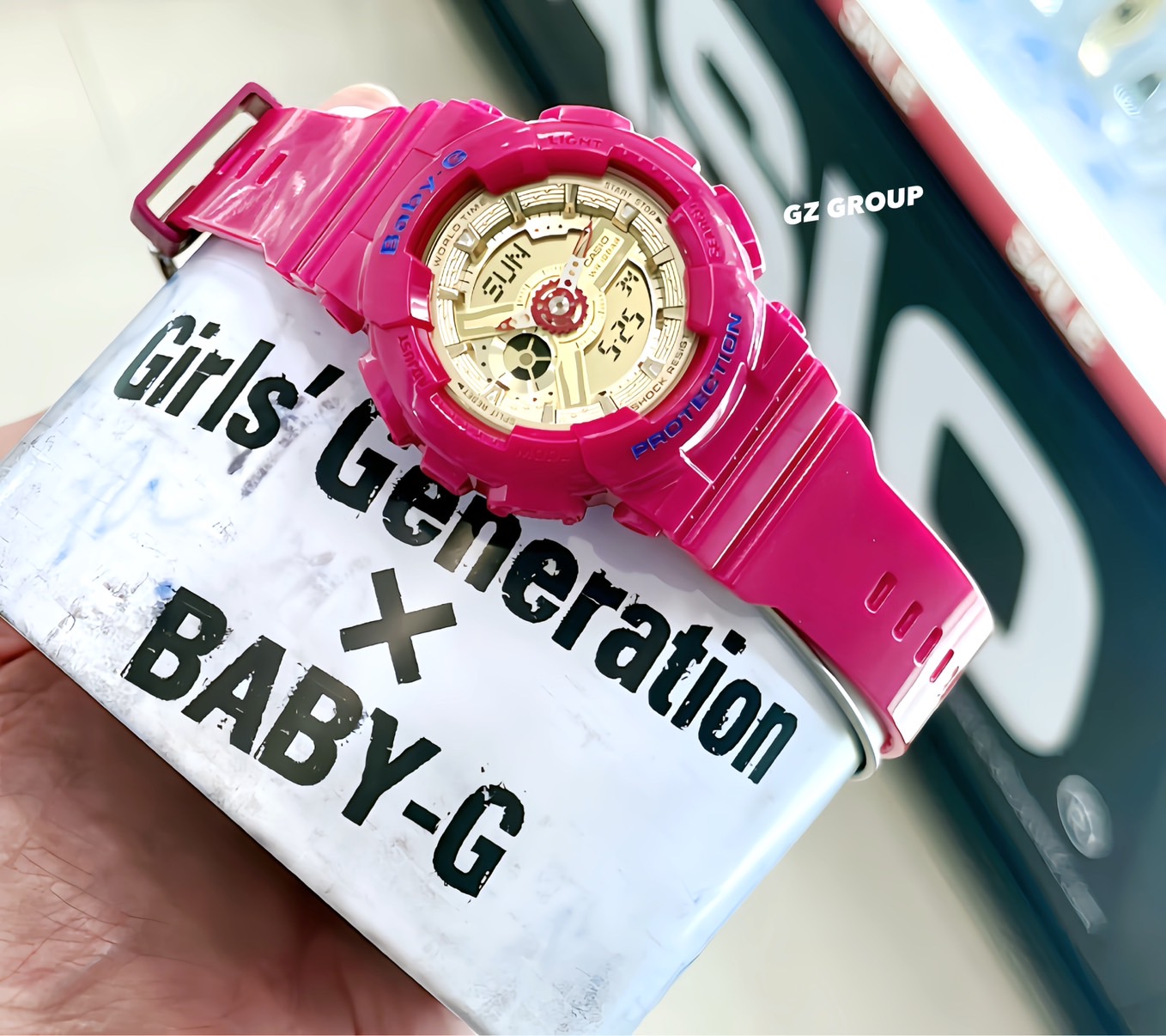 CASIO MID YEAR SALE BABY-G พร้อมส่ง นาฬิกาข้อมือ นาฬิกากันน้ำ นาฬิกาของแท้ ประกันศูนย์ CMG 1 ปี รุ่น BA-111GGB-4A นาฬิกาสีชมพู