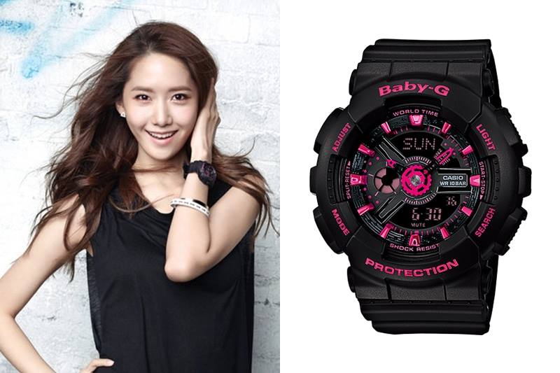 CASIO BABY-G นาฬิกาข้อมือ นาฬิกากันน้ำ นาฬิกาของแท้ ประกันศูนย์ CMG 1 ปี รุ่น BA-111GGA-1A นาฬิกาสีดำ