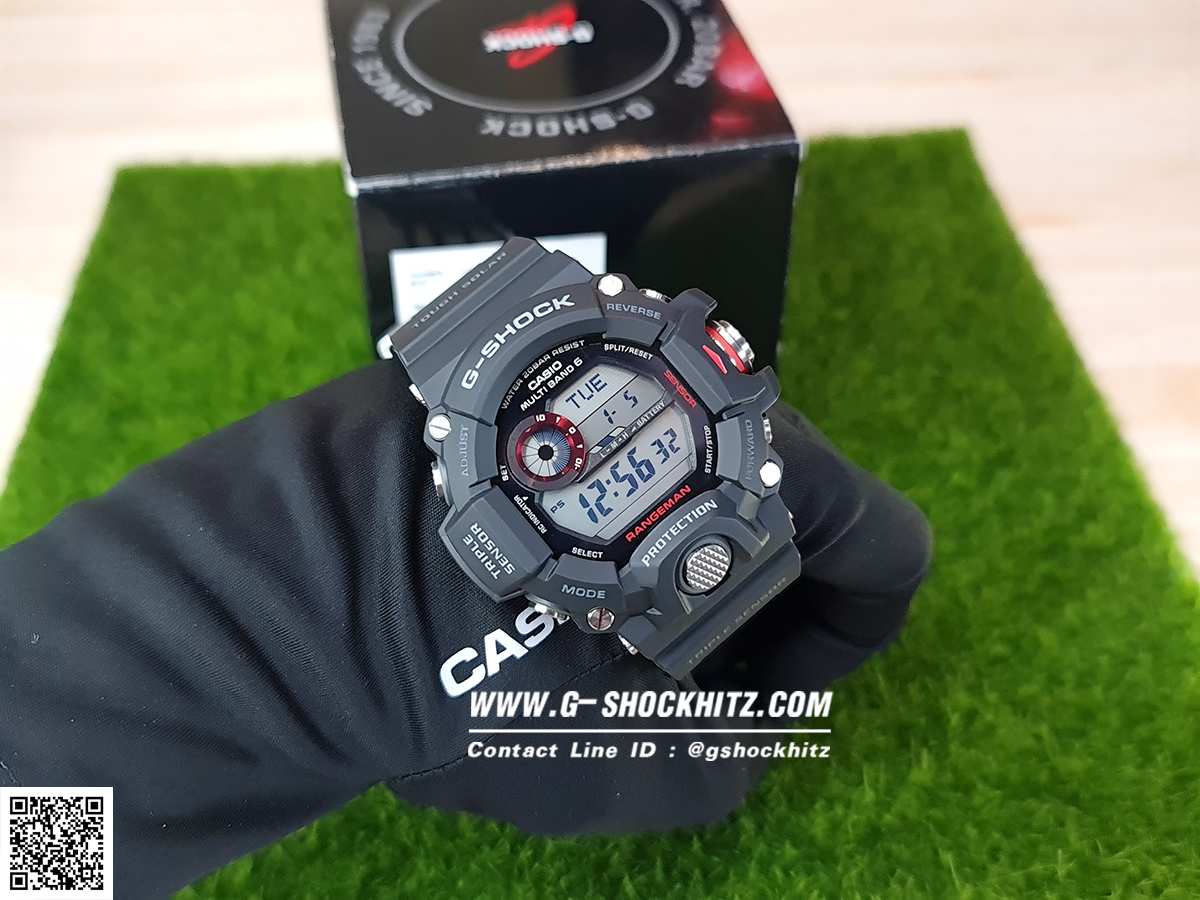 CASIO MID YEAR SALE G-SHOCK นาฬิกาข้อมือ นาฬิกากันน้ำ นาฬิกาของแท้ ประกันศูนย์ CMG 1 ปี รุ่น GW-9400-1 นาฬิกาสีดำ