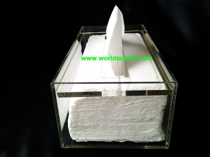 กล่องใส่กระดาษเช็ดหน้า/Acrylic Facial Tissue Box