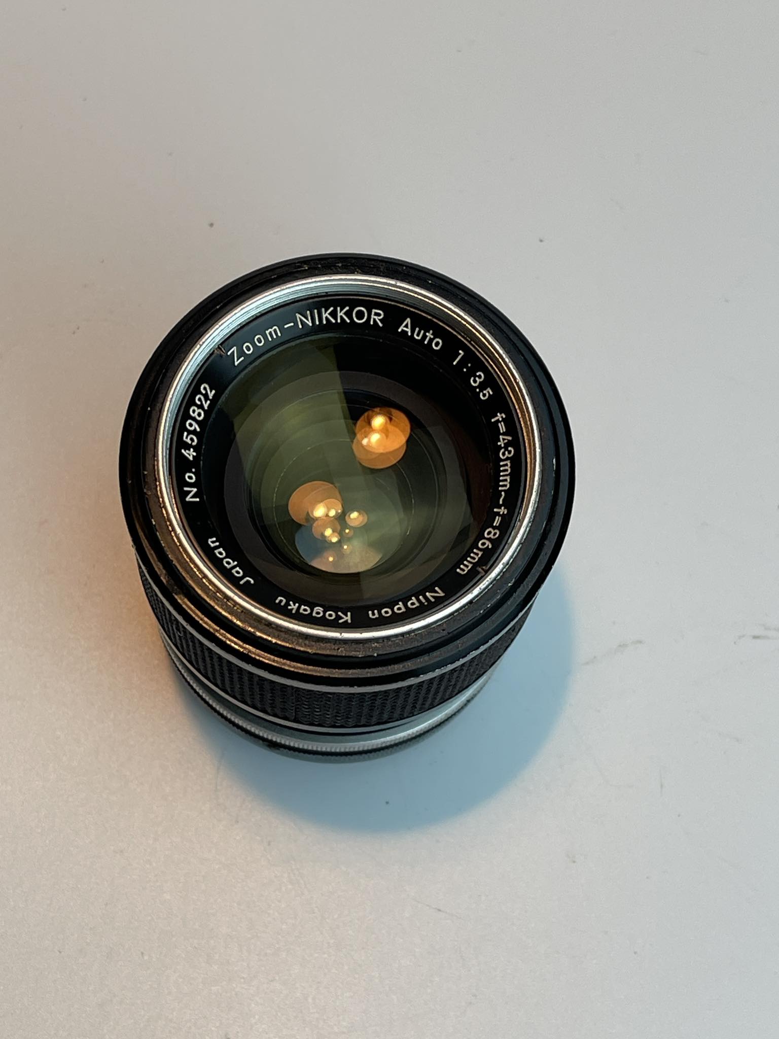 NIKON ZOOM-NIKKOR-C AUTO 43-86MM.F3.5 NON AI MOUNT