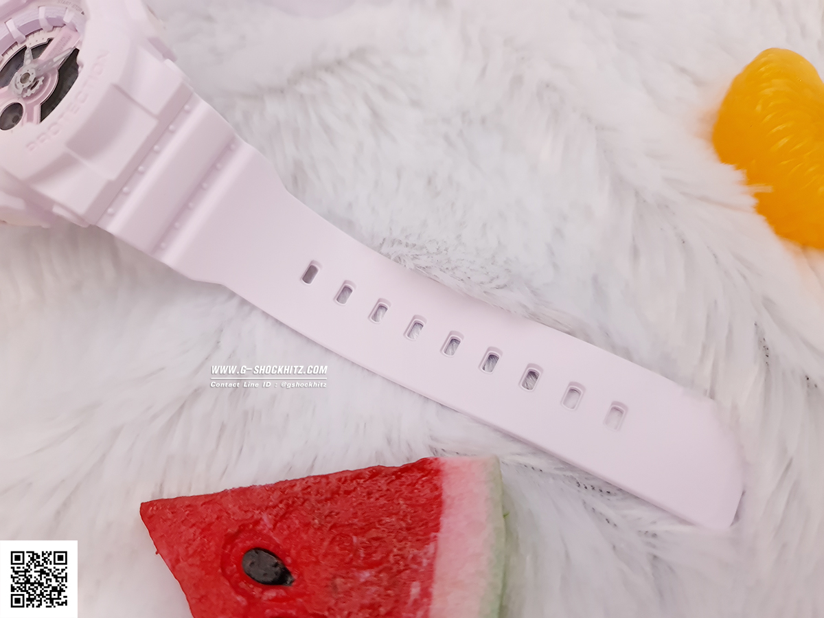 CASIO BABY-G นาฬิกาข้อมือ นาฬิกากันน้ำ นาฬิกาของแท้ ประกันศูนย์ CMG 1 ปี รุ่น BA-110-4A2 นาฬิกาสีชมพู