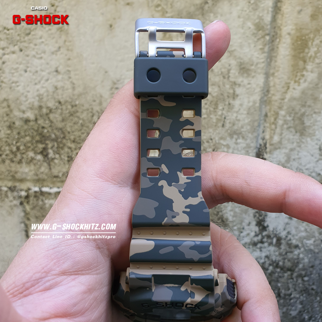 CASIO G-SHOCK นาฬิกาข้อมือ นาฬิกากันน้ำ นาฬิกาของแท้ ประกันศูนย์ CMG 1 ปี รุ่น GA-100CM-5A นาฬิกาสีน้้ำตาล