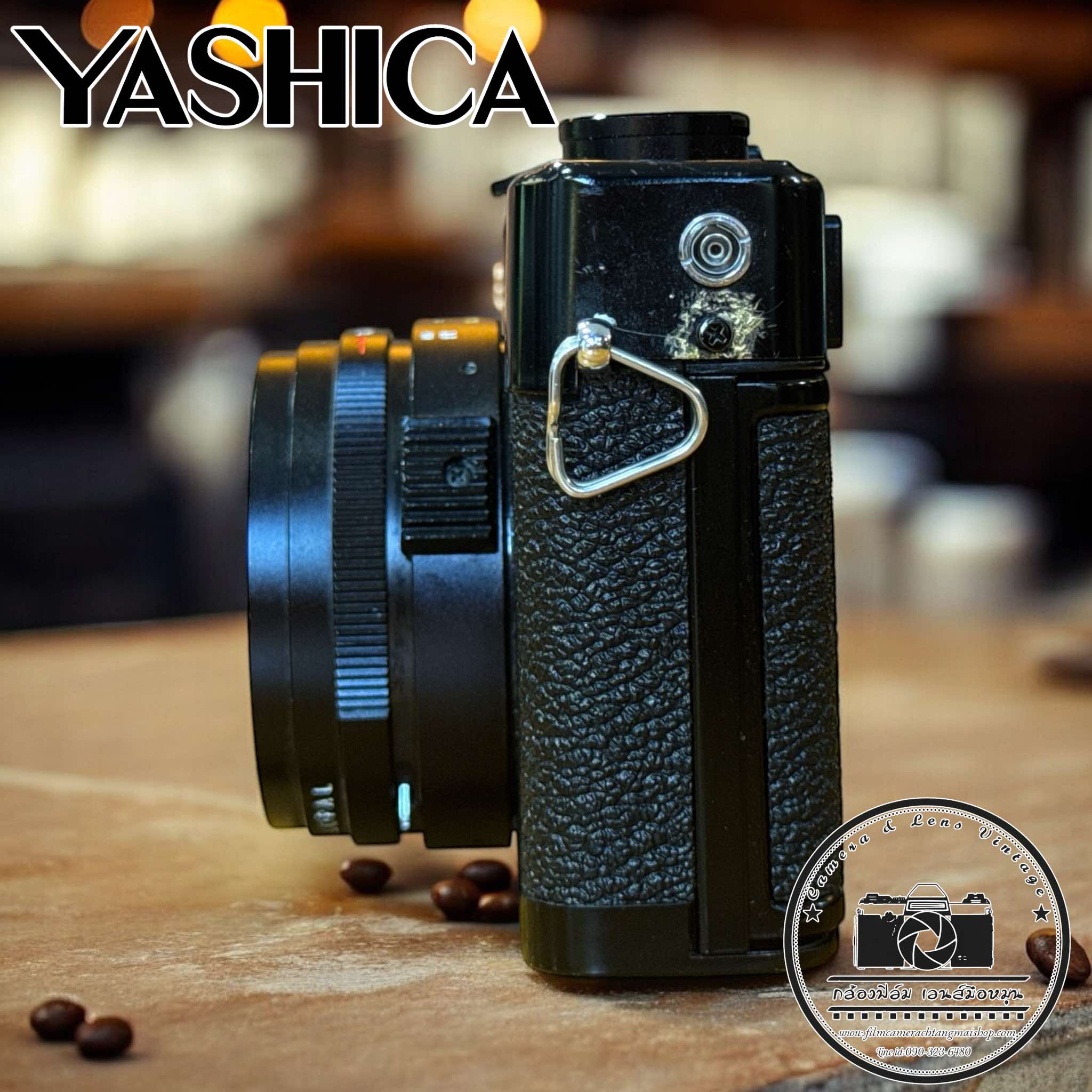 YASHICA ELECTRO35 CC+YASHICA COLOR YASHINON-DX 35MM.F1.8 - ฟิล์มคา