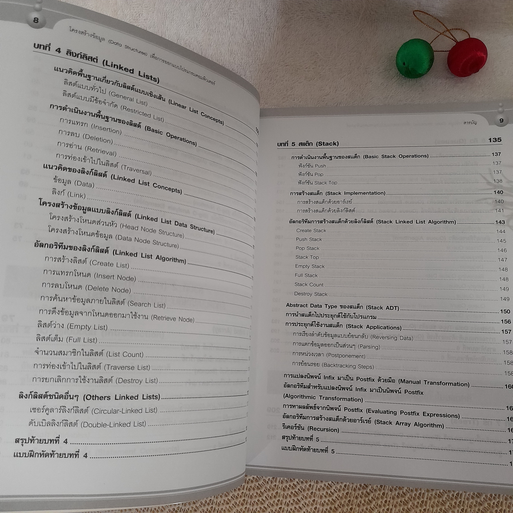 โครงสร้างข้อมูล (Data Structures) เพื่อการออกแบบโปรแกรมคอมพิวเตอร์ / โอภาส เอี่ยมสิริวงศ์