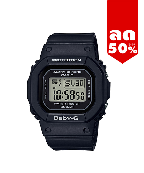 CASIO BABY-G นาฬิกาข้อมือ นาฬิกากันน้ำ นาฬิกาของแท้ ประกันศูนย์ CMG 1 ปี รุ่น BGD-560-1 นาฬิกาสีดำ