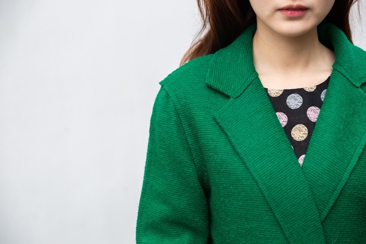 เสื้อโค้ท peacoat เสื้อโค้ทเฟอร์ โค้ทสีแแดง แบรนด์ La chapelle