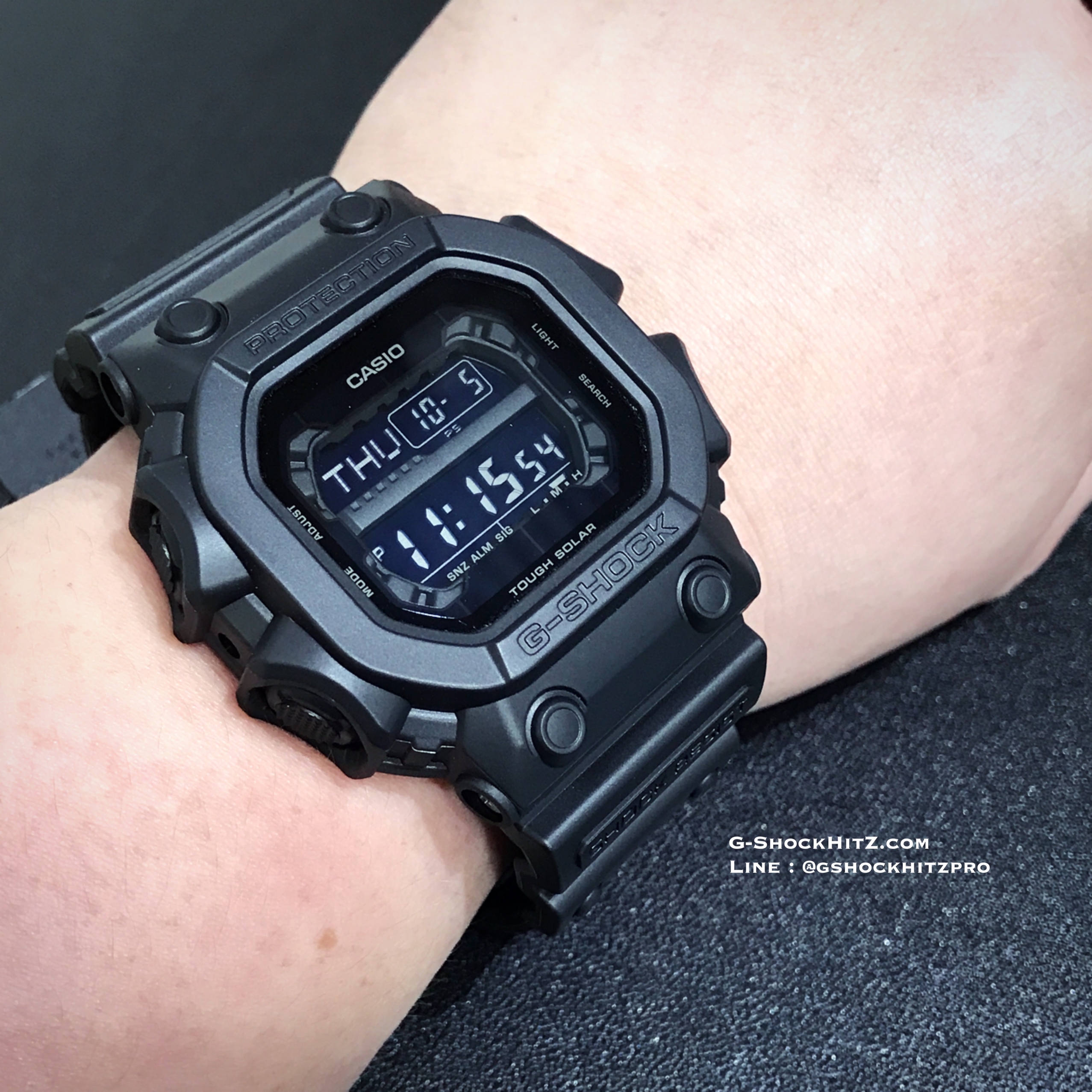 CASIO MID YEAR SALE G-SHOCK นาฬิกาข้อมือ นาฬิกากันน้ำ นาฬิกาของแท้ ประกันศูนย์ CMG 1 ปี รุ่น GX-56BB-1 นาฬิกาสีดำ