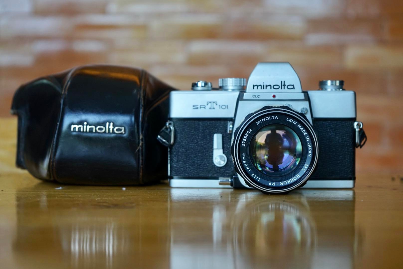 MINOLTA SRT101+MINOLTA MC ROKKOR-PF 55MM.F1.7