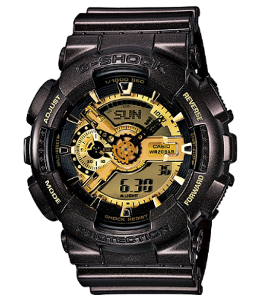 CASIO G-SHOCK นาฬิกา CASIO G-SHOCK รุ่น GA-110BR-5A ของแท้ประกันศูนย์ CMG 1ปี GA-110BR-5A นาฬิกาสีดำ