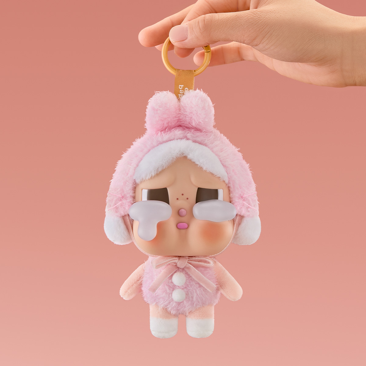 POP MART พวงกุญแจCRYBABY Crying Again Series Vinyl Face Plush Blind Box
