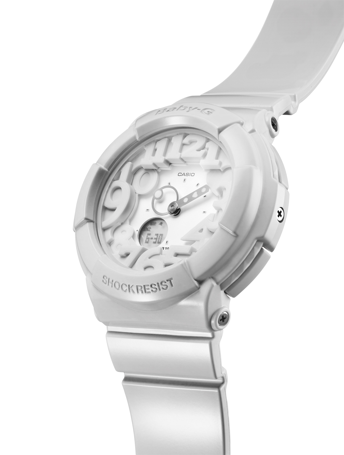 CASIO BABY-G นาฬิกาข้อมือ นาฬิกากันน้ำ นาฬิกาของแท้ ประกันศูนย์ CMG 1 ปี รุ่น BGA-131-7B นาฬิกาสีขาว