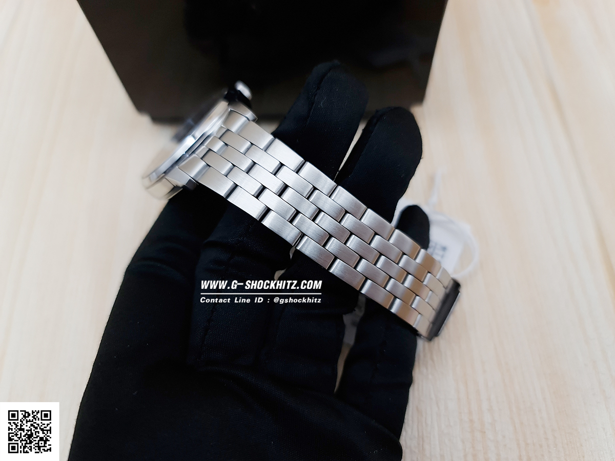 CASIO นาฬิกาคาสิโอ นาฬิกาข้อมือ นาฬิกากันน้ำ นาฬิกาของแท้ ประกันศูนย์ CMG 1 ปี รุ่น MTS-110D-1A นาฬิกาสีเงิน