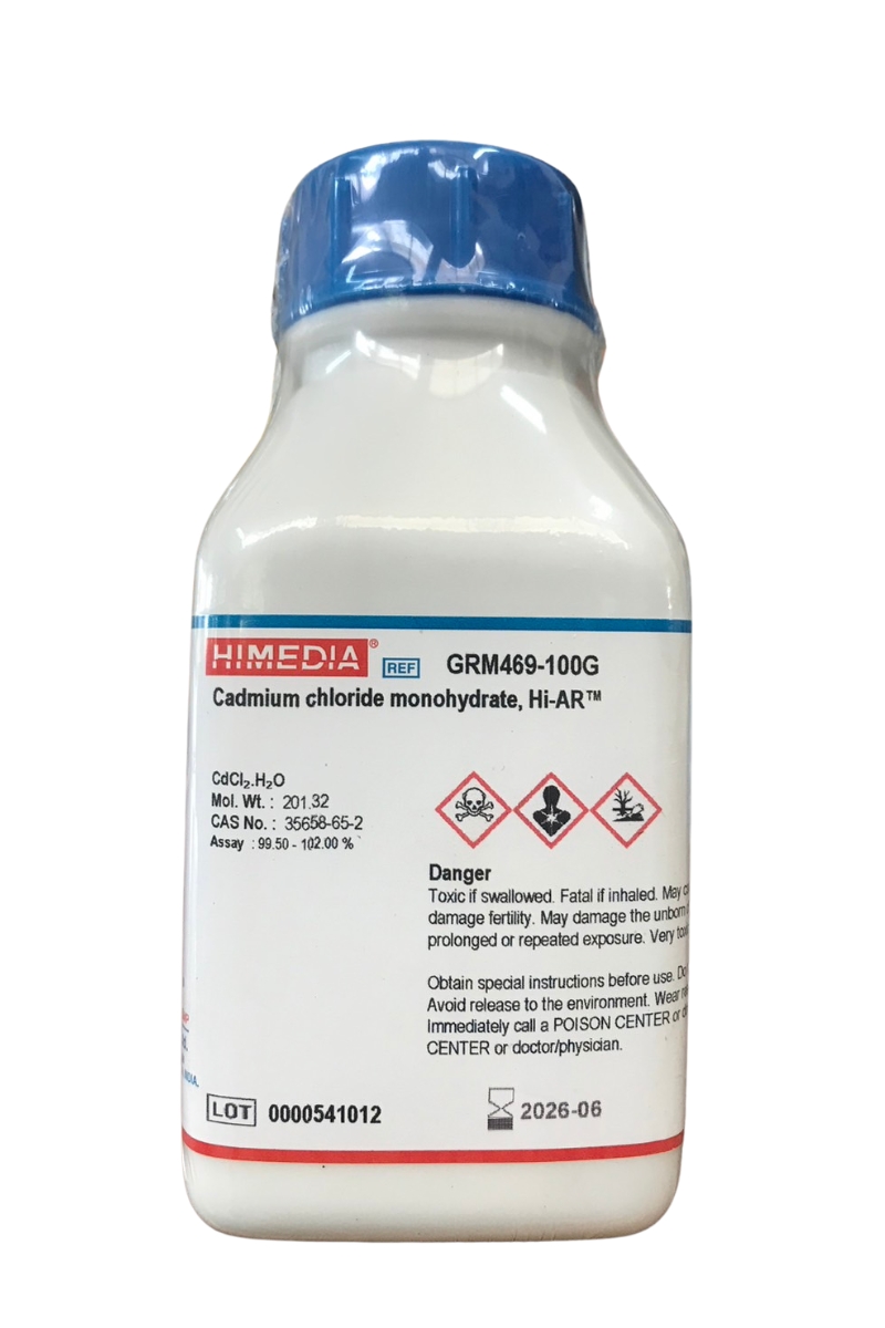 Cadmium Chloride Monohydrate, Hi-AR™ 100 g. Himedia®