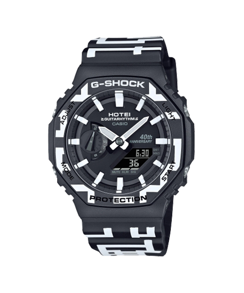 CASIO G-SHOCK นาฬิกาข้อมือ นาฬิกากันน้ำ นาฬิกาของแท้ ประกันศูนย์ CMG 1 ปี รุ่น GA-2100HT-1A นาฬิกาสีดำ