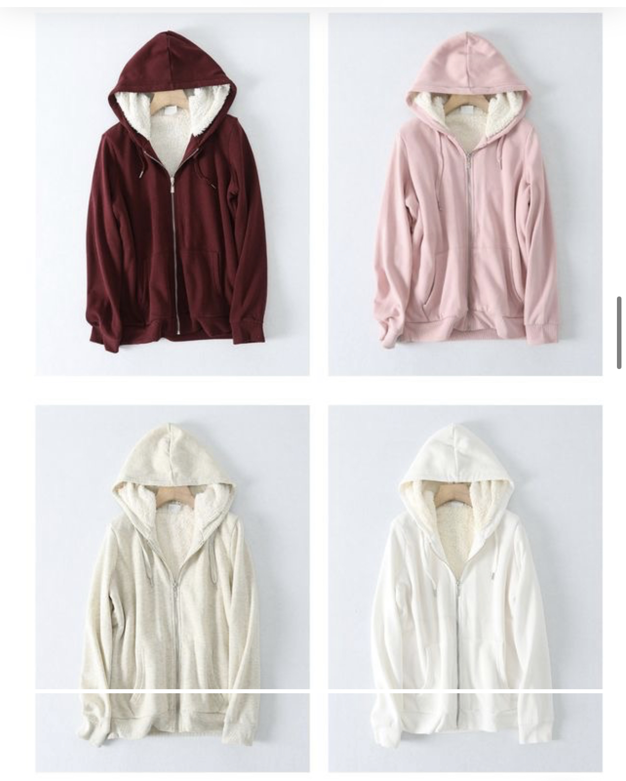 เสื้อฮู้ดกันหนาว เสื้อวอร์ม ฟ้าเทา