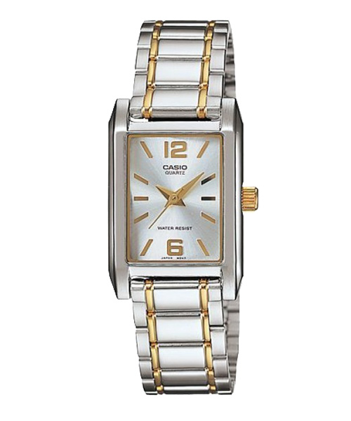 CASIO นาฬิกาคาสิโอ นาฬิกาข้อมือ นาฬิกากันน้ำ นาฬิกาของแท้ ประกันศูนย์ CMG 1 ปี รุ่น LTP-1235SG-7A นาฬิกาสีเงิน