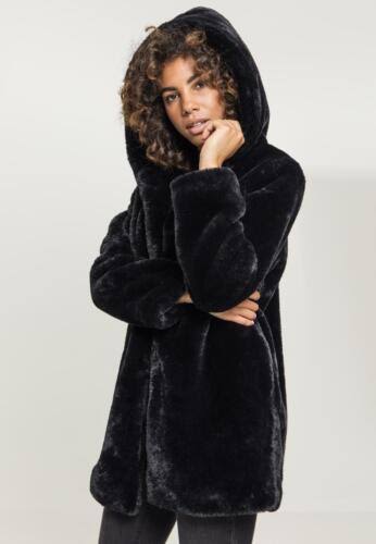 pepco เสื้อเฟอร์กันหนาว หมวกฮู้ด เสื้อขน FLUFFY Coat แบรนด์ PEPCO ดำ / เบจ