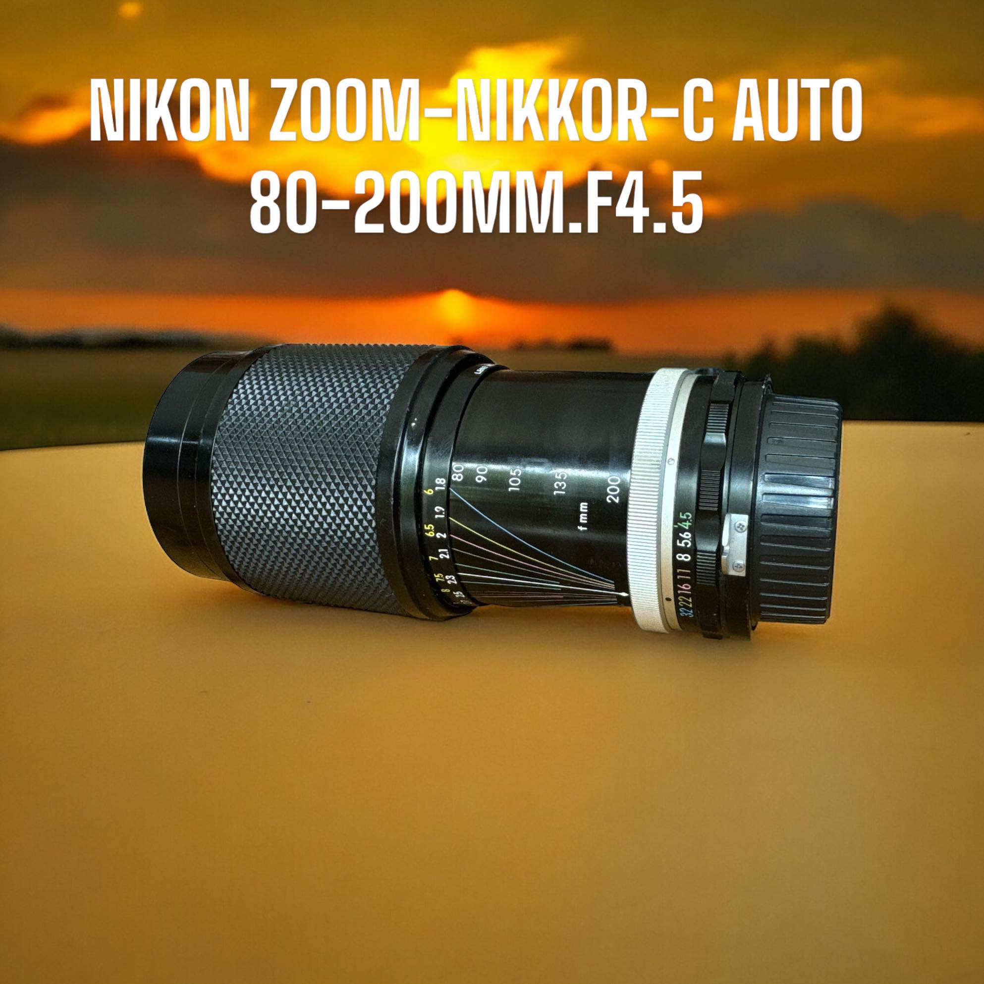 NIKON ZOOM-NIKKOR-C AUTO 80-200MM.F4.5 NIKON NON AI MOUNT