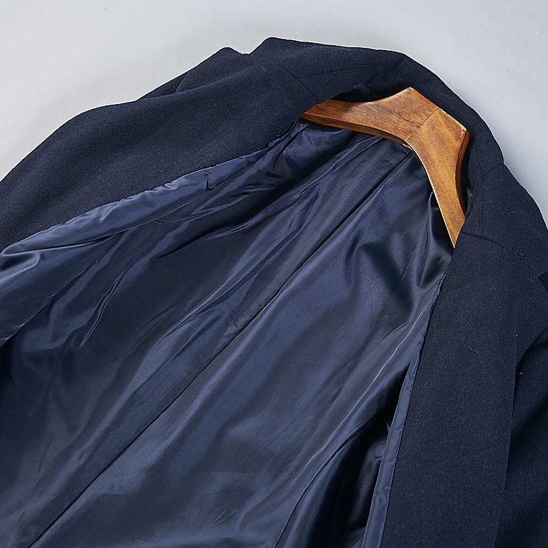 เสื้อโค้ทวูล Trench coat เสื้อโค้ทวูล โค้ทสีดำ แบรนด์ C&A สำเนา