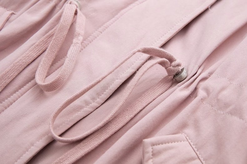 เสื้อโค้ทฮูท BERSHKAกันหนาว Parka สีชมพูอ่อน แต่งขนเฟอร์ ซับขนอุ่นด้านใน (เฟอร์ & ขนอุ่นด้านใน ถอดได้คะ) ดลบได้เลยคะ Size XS/S/M/ L/XL/XXL เขียว