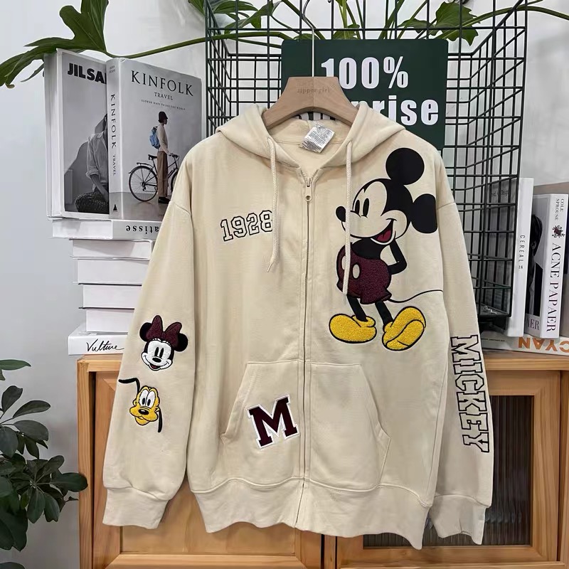 เสื้อฮู้ด วอร์ม สเวตเตอร์ Disney เสื้อมิคกี้ mickey Vintage แขนยาว สีดำ ลายการ์ตูนมิคกี้ งาน DISNEYงานสวย มาก สำเนา สำเนา สำเนา สำเนา สำเนา สำเนา สำเนา ดำ