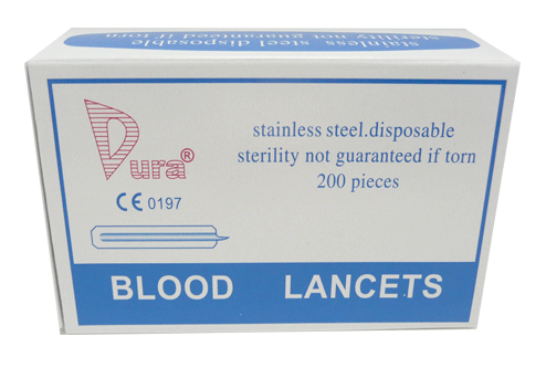 ใบมีดเจาะเลือด สแตนเลส XLSSL001 FLAKE TYPE กล่องละ 200 ชิ้น