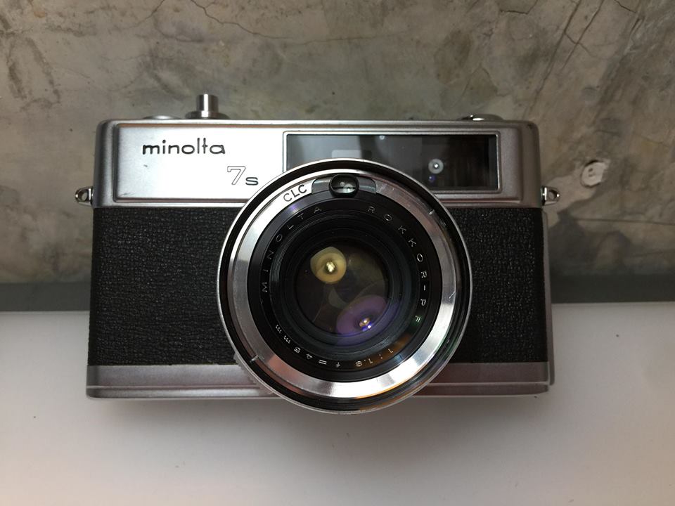 MINOLTA HI-MATIC 7S MINOLTA ROKKOR-PF45MM.F1.8