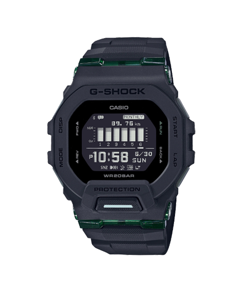 CASIO MID YEAR SALE G-SHOCK นาฬิกาข้อมือ นาฬิกากันน้ำ นาฬิกาของแท้ ประกันศูนย์ CMG 1 ปี รุ่น GBD-200UU-1 นาฬิกาสีดำ