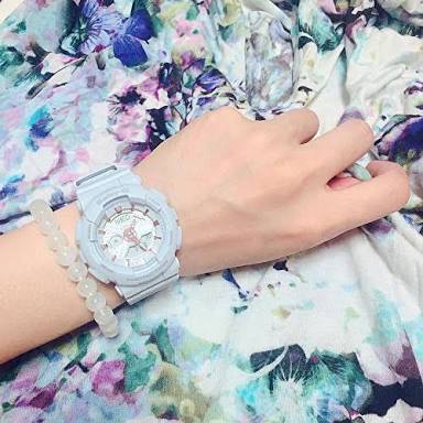 CASIO BABY-G นาฬิกาข้อมือ นาฬิกากันน้ำ นาฬิกาของแท้ ประกันศูนย์ CMG 1 ปี รุ่น BA-110GA-8A นาฬิกาสีฟ้า