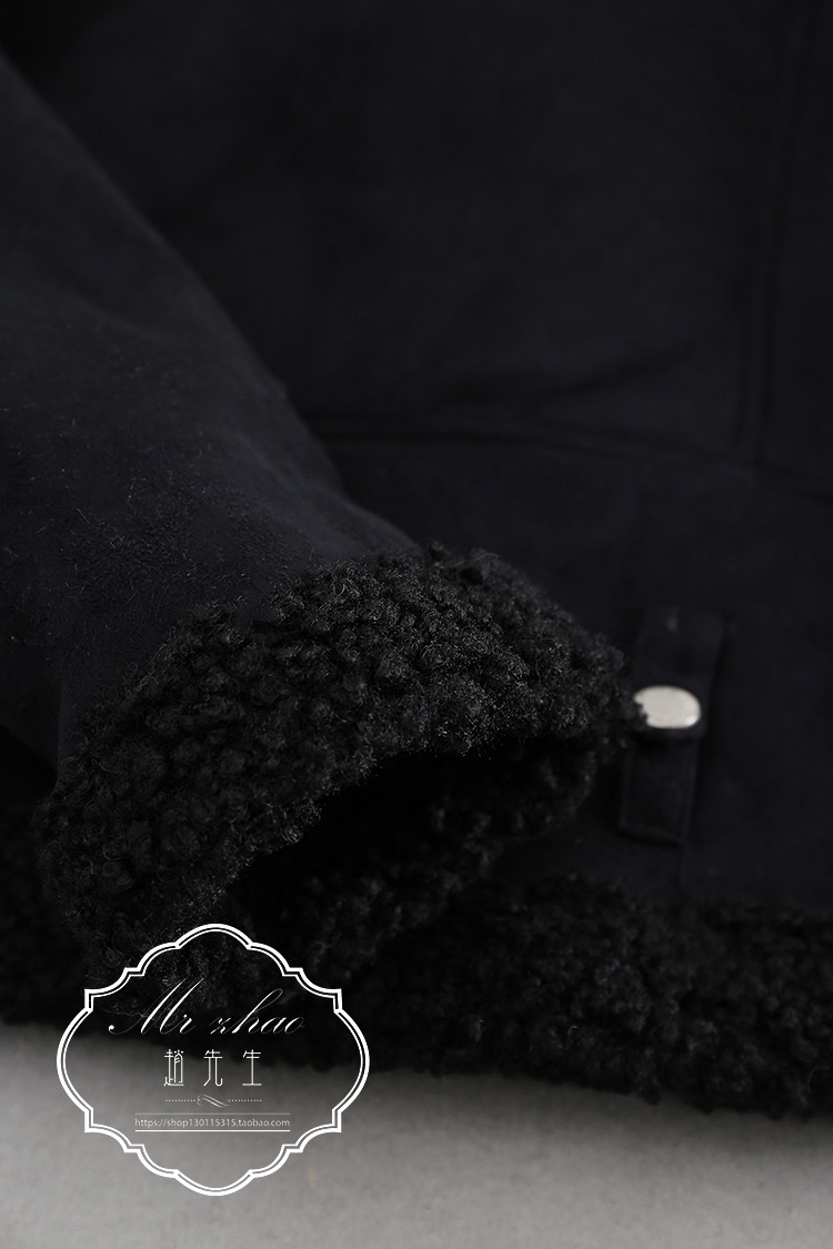 เสื้อโค้ท กันหนาว Pea coat หนังกลับ สีดำ REVIEW ดำ