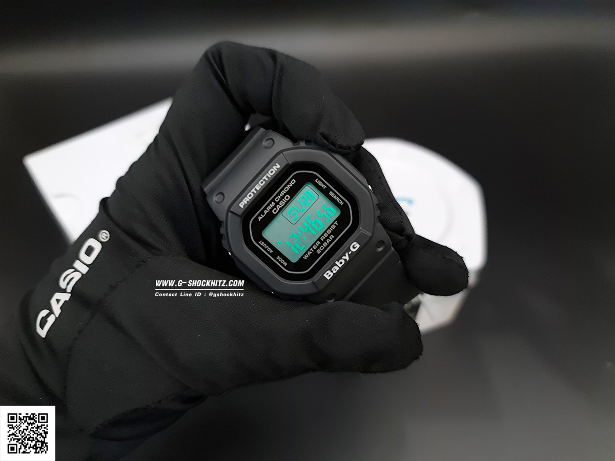 CASIO BABY-G นาฬิกาข้อมือ นาฬิกากันน้ำ นาฬิกาของแท้ ประกันศูนย์ CMG 1 ปี รุ่น BGD-560-1 นาฬิกาสีดำ
