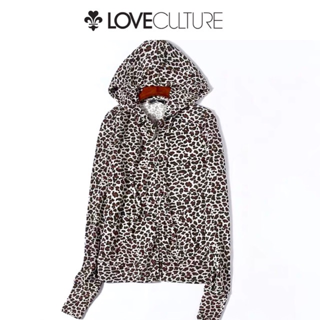 Love culture เสื้อคลุม ลายเสือ เสื้อฮู้ด ลายเสือ แบรน์ LOVE CULTURE เสื้อวอร์มลายเสื้อ เนื้อผ้าฝ้ายนุ่มมากคะ ลายเสือ