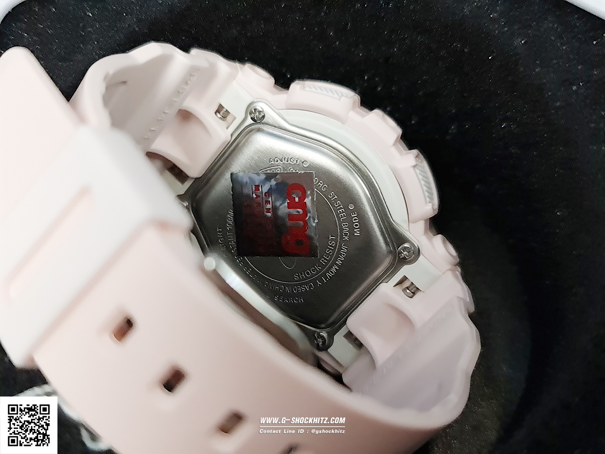 CASIO MID YEAR SALE BABY-G นาฬิกาข้อมือ นาฬิกากันน้ำ นาฬิกาของแท้ ประกันศูนย์ CMG 1 ปี รุ่น BA-110RG-4A นาฬิกาสีชมพู