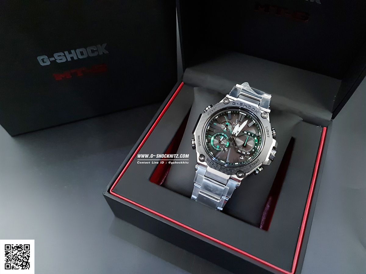 CASIO MID YEAR SALE G-SHOCK นาฬิกาข้อมือ นาฬิกากันน้ำ นาฬิกาของแท้ ประกันศูนย์ CMG 1 ปี รุ่น MTG-B2000XD-1A นาฬิกาสีเงิน