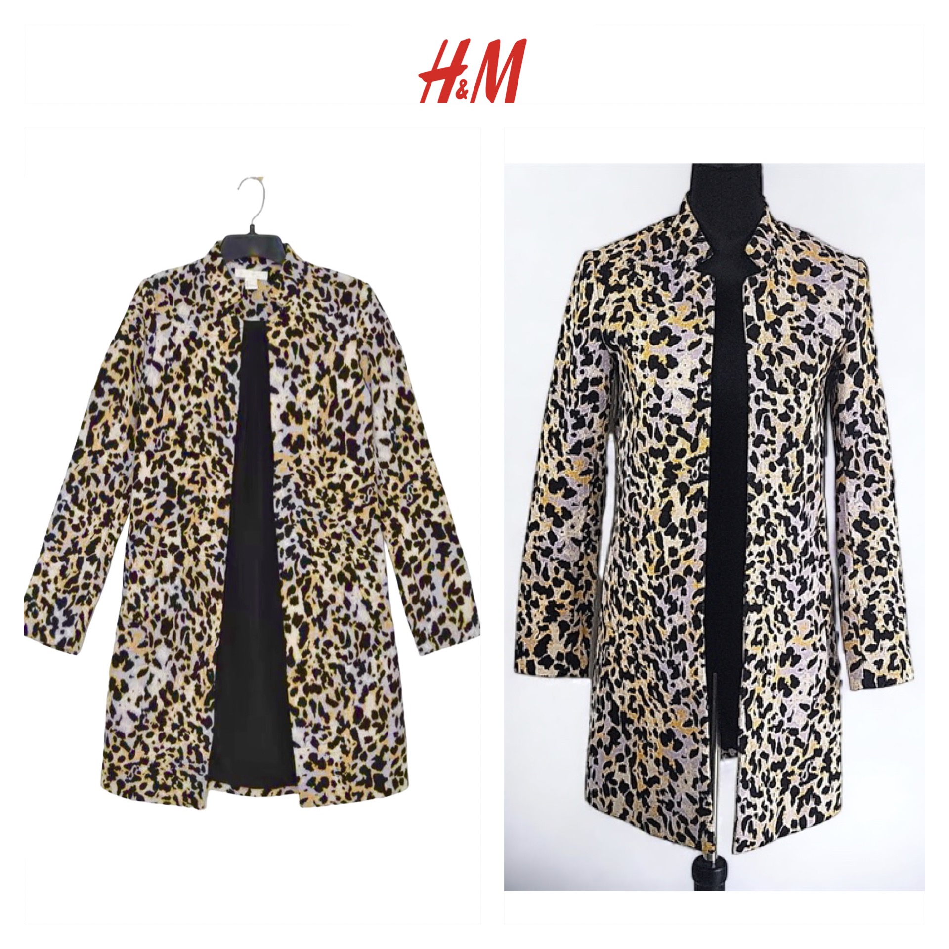 เสื้อโค้ท เสื้อนอก เสื้อคลุมลายเสือ แบรนด์ H&M