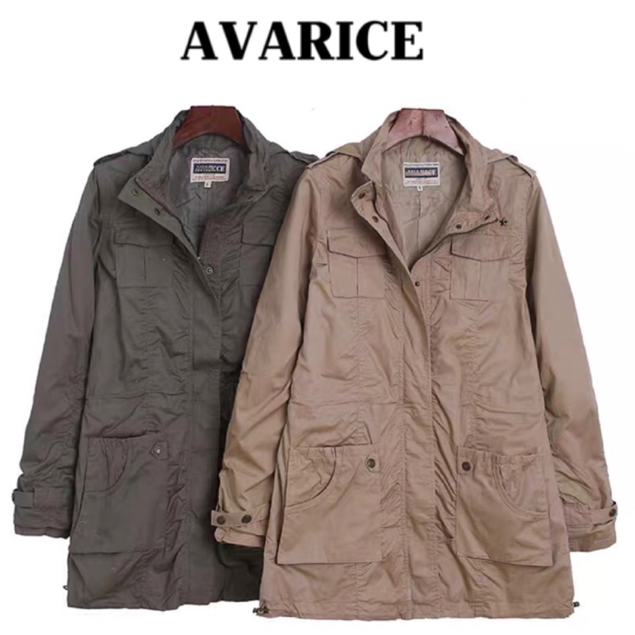 Avarice เสื้อนอกเขียวทหาร เสื้อแจ็คเก็ต แนวทหาร แพทเทิน สวย เท่ห์ มาก แบรนด์ In exteสำเนา สำเนา สำเนา สำเนา เขียว