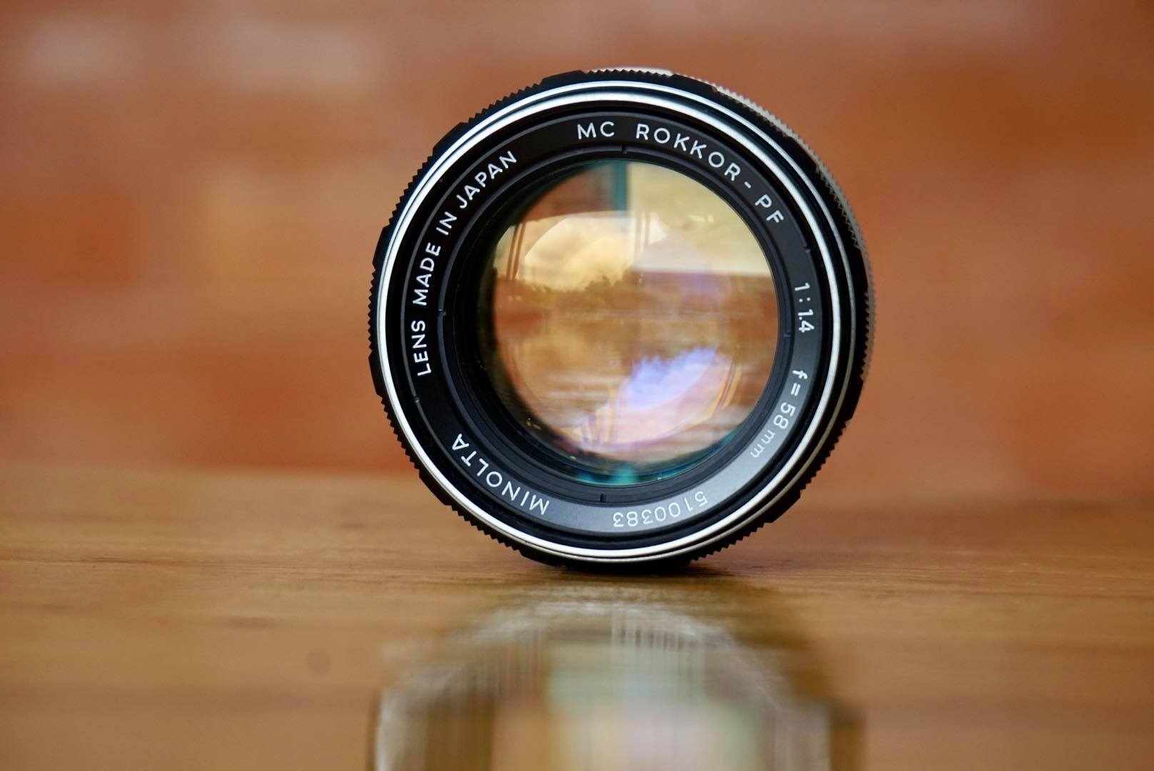 MINOLTA MC ROKKOR-PF 58MM.F1.4 MD MOUNT