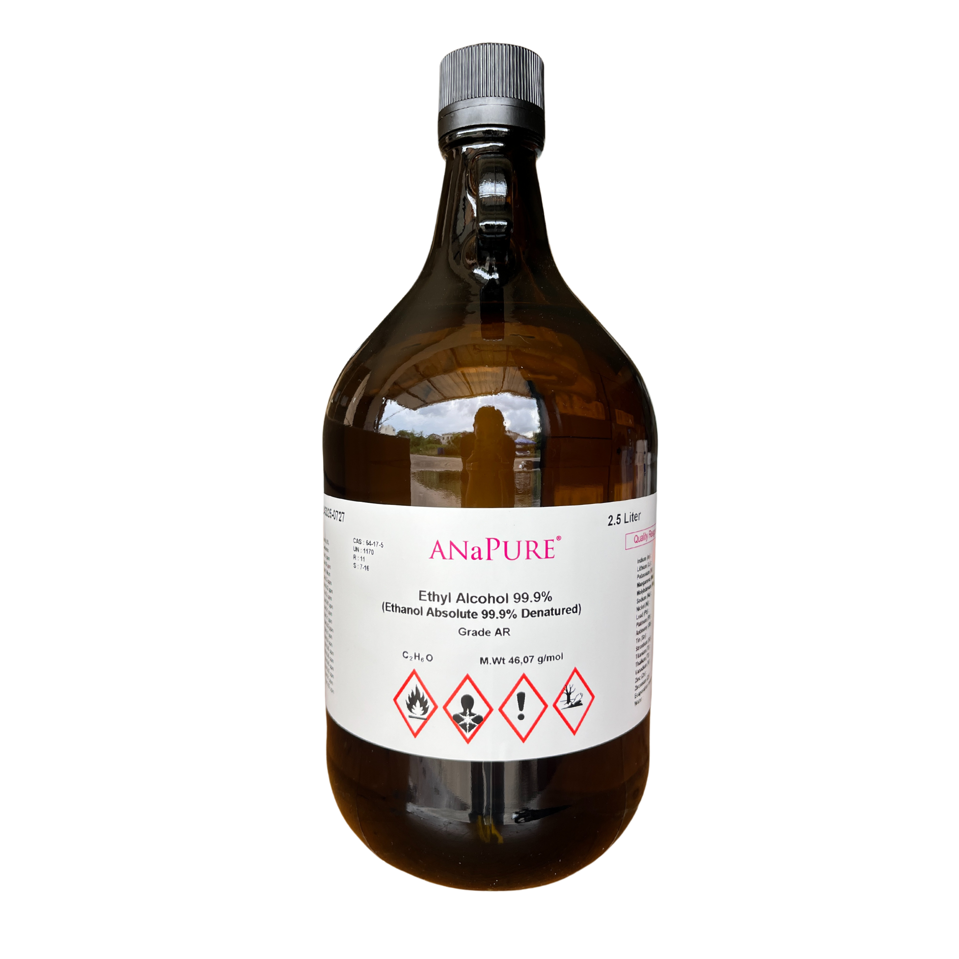 Ethanol Absolute 99.9%, AR 2.5 L. ANaPURE™