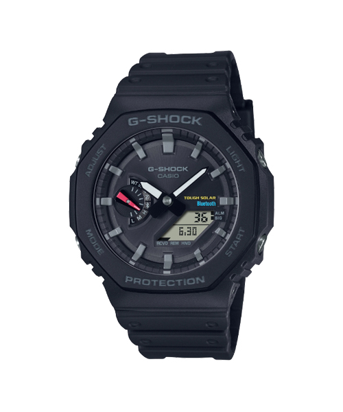 CASIO G-SHOCK นาฬิกาข้อมือ นาฬิกากันน้ำ นาฬิกาของแท้ ประกันศูนย์ CMG 1 ปี รุ่น GA-B2100-1A นาฬิกาสีดำ