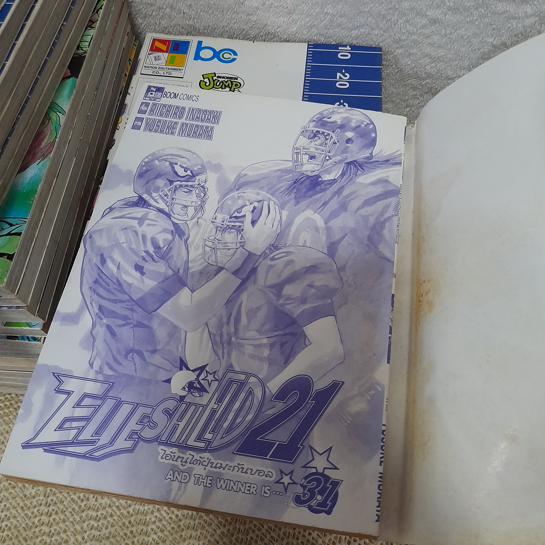 Eye Shield 21 ไอ้หนูไต้ฝุ่นมะกันบอล 1-36 ไม่จบ / * ขาดเล่ม 4,7,9,10,37