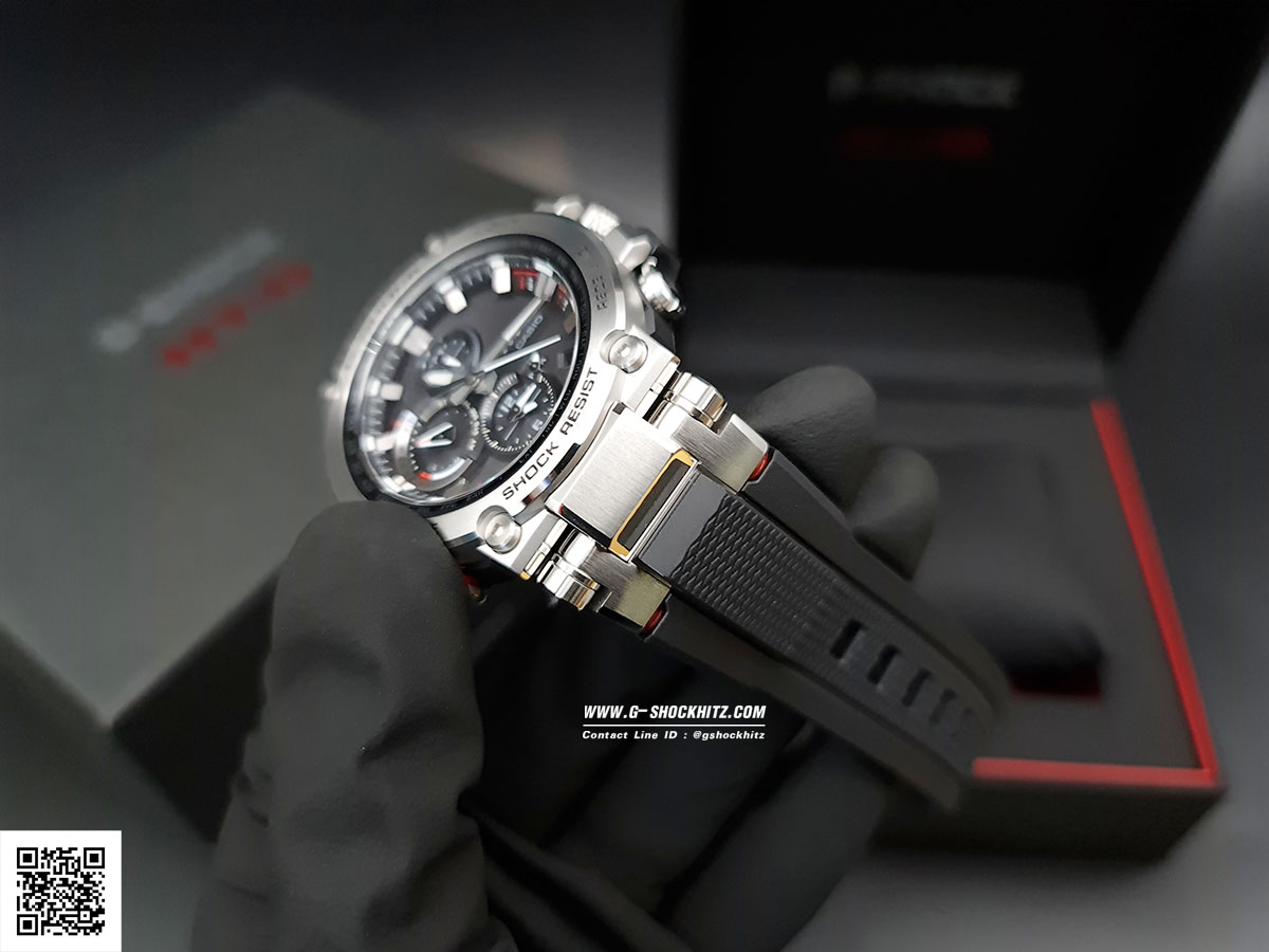 CASIO MID YEAR SALE G-SHOCK นาฬิกาข้อมือ นาฬิกากันน้ำ นาฬิกาของแท้ ประกันศูนย์ CMG 1 ปี รุ่น MTG-B1000-1A นาฬิกาสีเงิน