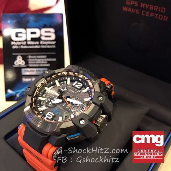 CASIO G-SHOCK นาฬิกาข้อมือ นาฬิกากันน้ำ นาฬิกาของแท้ ประกันศูนย์ CMG 1 ปี รุ่น GPW-1000-4A นาฬิกาสีดำ