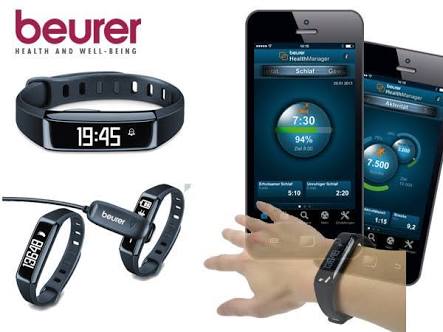 BEURER AS80 ACTIVITY SENSOR นาฬิกาข้อมือนับก้าวเดินและวัดแคลอรี่ การเคลื่อนไหว และการนอนหลับ สามารถวัดชีพจรได้ ผลิตภัณฑ์ประเทศเยอรมัน รับประกัน 3 ปี