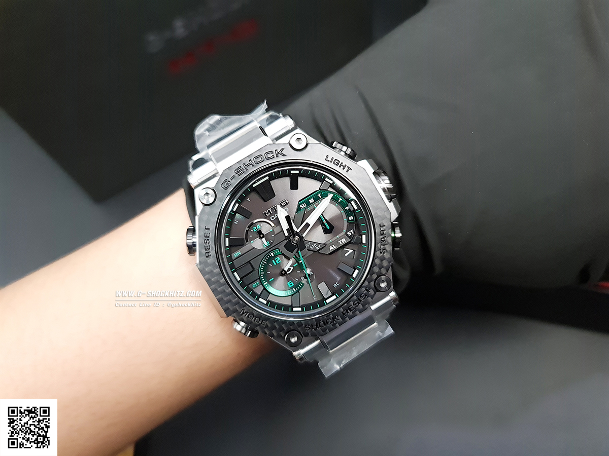 CASIO MID YEAR SALE G-SHOCK นาฬิกาข้อมือ นาฬิกากันน้ำ นาฬิกาของแท้ ประกันศูนย์ CMG 1 ปี รุ่น MTG-B2000XD-1A นาฬิกาสีเงิน