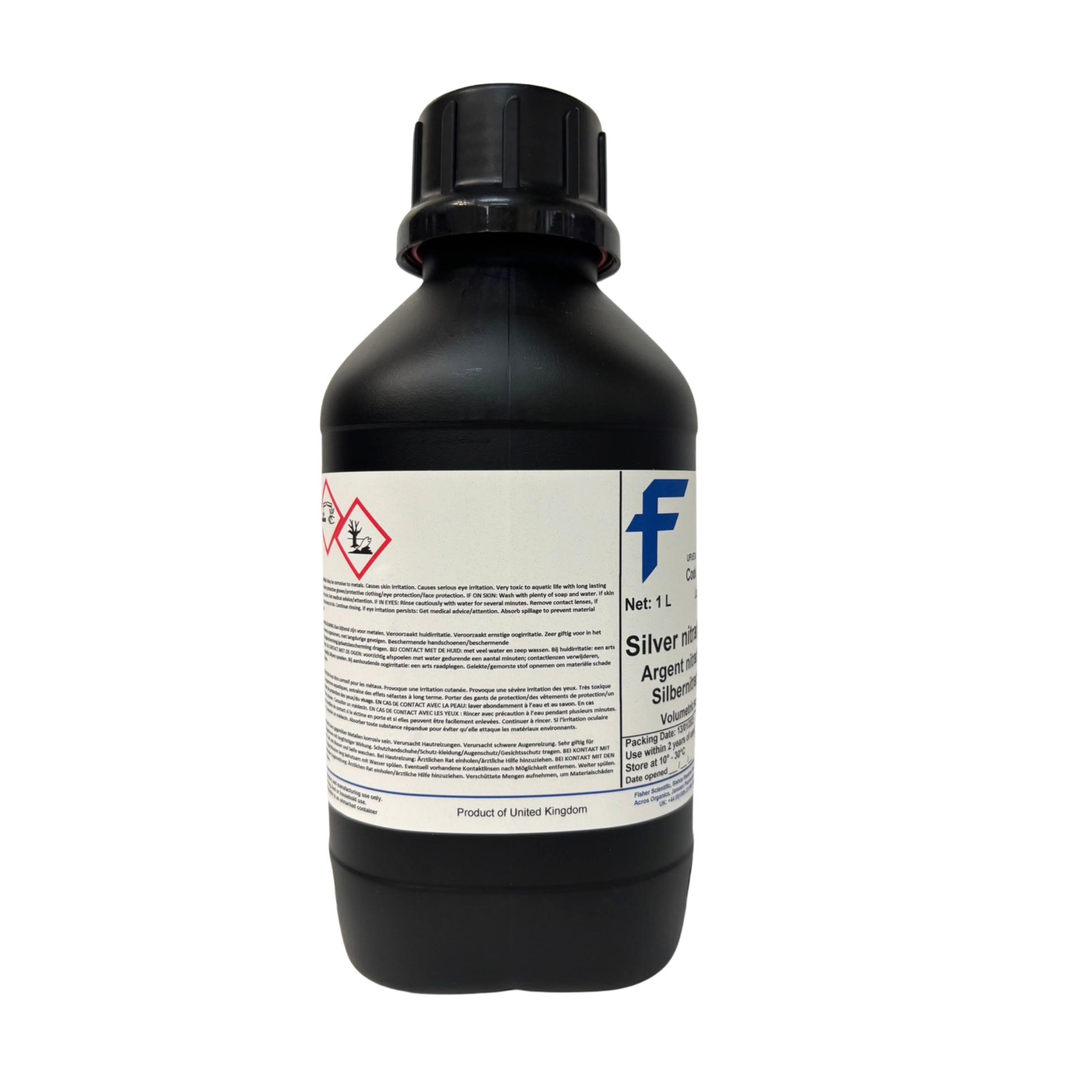 Silver Nitrate 0.1M, Volumetric Solution 1 L Fisher Chemical™