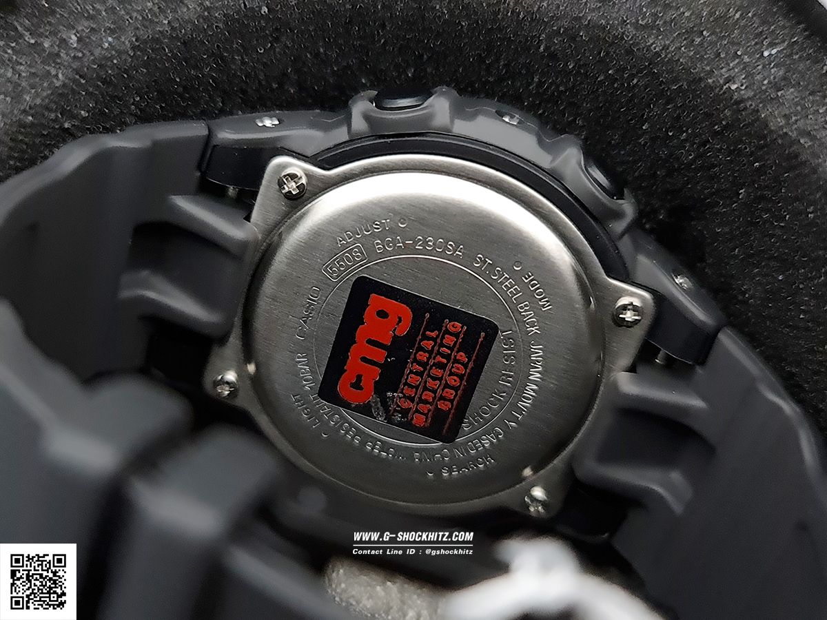 CASIO BABY-G นาฬิกาข้อมือ นาฬิกากันน้ำ นาฬิกาของแท้ ประกันศูนย์ CMG 1 ปี รุ่น BGA-230SA-1A นาฬิกาสีดำ