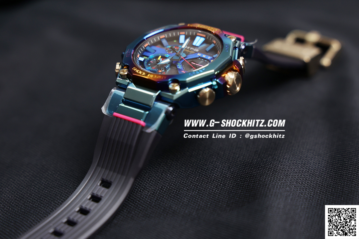 CASIO G-SHOCK นาฬิกาข้อมือ นาฬิกากันน้ำ นาฬิกาของแท้ ประกันศูนย์ CMG 1 ปี รุ่น MTG-B2000PH-2A นาฬิกาสีน้ำเงิน