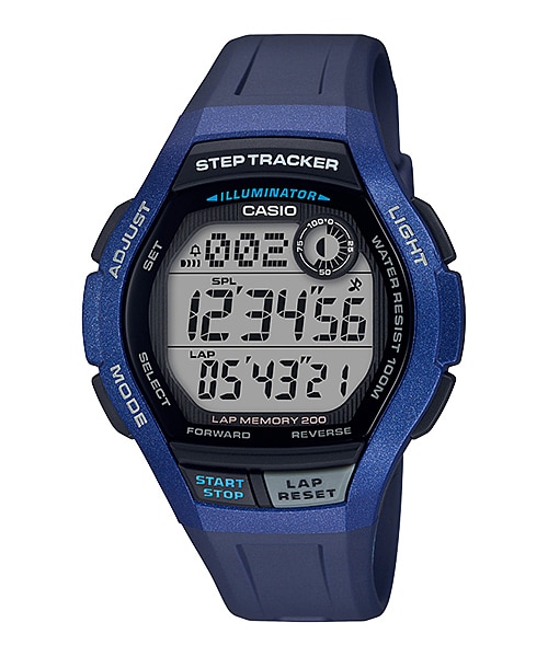 CASIO นาฬิกาคาสิโอ นาฬิกาข้อมือ นาฬิกากันน้ำ นาฬิกาของแท้ ประกันศูนย์ CMG 1 ปี รุ่น WS-2000H-2A นาฬิกาสีน้ำเงิน